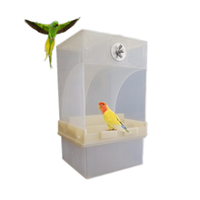440 мл/850 мл пластиковый автоматический кормушка для птиц и попугаев автоматический фидерный контейнер для семян воды емкость кормушки для птиц 2024 - купить недорого