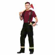 new Fireman Sam Cosplay Carnival Halloween Costume for adult Boy Party Work Wear Uniform Accessories Christmas Firefighter 2024 - buy cheap