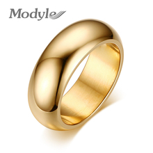 Modyle-anillo de compromiso de acero inoxidable para hombre y mujer, joyería de Color dorado, 316L, novedad de 2021, envío gratis 2024 - compra barato