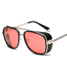 Samjune Железный человек 3 Matsuda Тони Старк солнцезащитные очки для мужчин Росси Покрытие Ретро винтажные дизайнерские солнцезащитные очки Oculos Masculino Gafas del 2024 - купить недорого