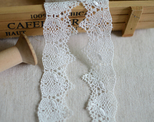 5 Meters 3cm Width Pretty  Lace Guipure Light Ivory Water Soluble Venise Lace Applique Trim 2024 - buy cheap