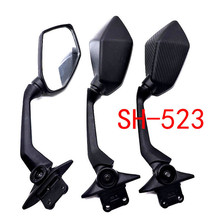1 pair 8mm 10mm new motorcycle rearview mirror aluminum motorbike side mirrors scooter backup convex mirror for yamaha T-MAX 530 2024 - buy cheap