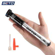 Beto Mini Hand Bicycle Pumps With Hose Bike Pump Presta & Schrader Valves Adaptor Ball Needle Pump Bike Inflator bomba bicicleta 2024 - buy cheap