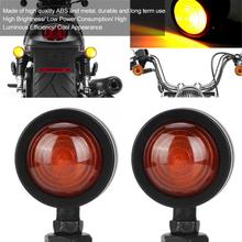 2Pcs Retro Metal Motorcycle Turn Signal Lights Indicators Lamp 2024 - buy cheap