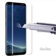 S8 de 3D curvada de la cubierta completa cobertura de vidrio templado Protector de pantalla para Samsung Galaxy S8 S8 más S7 edge película 2024 - compra barato