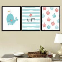 Landscape Lovely Cartoon Animal Wall Art Home Painting Decor Painting Nordic Canvas Prints Poster Modern Picture For Living Room 2024 - buy cheap