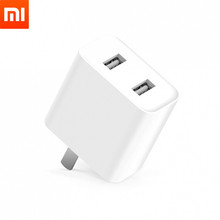 Xiaomi-cargador USB Dual para teléfono móvil, dispositivo portátil Original de 5V, 3.6A, QC3.0, BC1.2, AC100-240V 2024 - compra barato