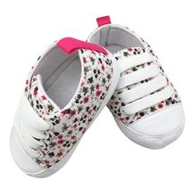 Toddler Kids Casual Lace-Up Sneaker Soft Soled Baby Crib Shoes First Walkers 0-18M Hot Selling 2024 - buy cheap