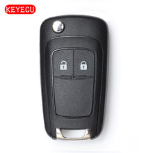 Keyecu Uncut Remote Key Fob 2/3 Button 433Mhz/315MHz ID46 for Opel Vauxhall Insignia Astra 2009-2014 HU100 2024 - buy cheap