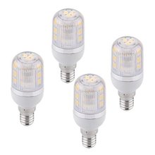 4x E14 27 5050 SMD Светодиодная лампа, точечный светильник, точечный светильник, теплый белый 4 Вт AC 230 В, холодный белый 2024 - купить недорого