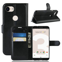 Capa tipo carteira para google pixel 3a 3 a, proteção de couro dobrável para google pixel 3a xl 3 xl 2024 - compre barato