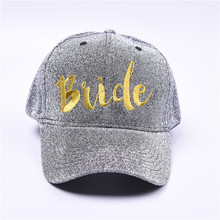 Bride Bachelore Gold Letter Bone Hat Baseball Cap Adjustable Hip Hop Snapback Sun Caps for Men Women letter Wedding hats 2024 - buy cheap