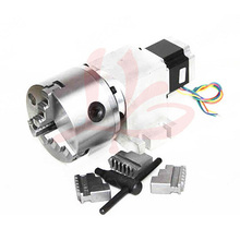 Harmonic Wave Driver Reducer 3 Jaw 100mm 14-100-100A Chuck CNC Dividing Head Rotary Axis for CNC Carving Machine 2024 - buy cheap