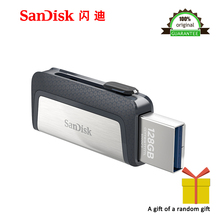 100% Original New Sandisk 32GB 64GB SDDDC2 Extreme high speed Type-C USB3.1 Dual OTG USB Flash Drive 64GB Pen Drives 150M/S 2024 - buy cheap