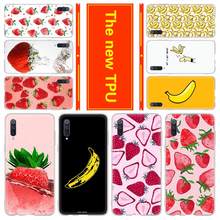 Soft Silicone Case For Xiaomi Mi 12 11 10 8 A3 A2 Cc9 Lite 9 11Pro 6x Ultra Cover Strawberry banana 2024 - buy cheap