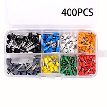 400pcs AWG 22 - 10 Insulated Cord Pin End Terminal Ferrules Kit Set Wire Copper Crimp Connector 2024 - buy cheap