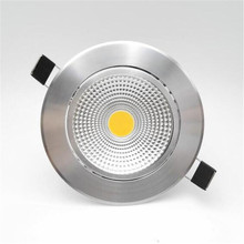Free shipping Dimmable 9W 15W 20W COB LED Downlights Tiltable Fixture Recessed Ceiling Down Lights Lamp  AC110V/AC220V 2024 - buy cheap