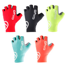 Женские и мужские велосипедные перчатки Giyo, гелевые перчатки на полпальца для езды на велосипеде и гонок, для лета 2024 - купить недорого