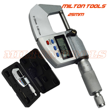 Calibre micrométrico digital a prueba de agua IP65, 0-25mm x 0.001mm, 0.001mm, herramientas de medición de espesor 2024 - compra barato