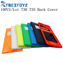 RTBESTOYZ 10PCS/Lot Back Cover For Nokia lumia 730 Battery Cover Case For Lumia 735 With Side Button 2024 - buy cheap