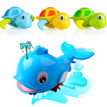 Golfinhos para banho de bebê, brinquedo de natação para crianças 2024 - compre barato