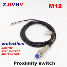 Nuevo interruptor inductivo de proximidad M12 NPN PNP NO/NC tipo NO empotrado, sensor de metal de protección contra cortocircuitos de sobrecorriente de distancia de 4mm 2024 - compra barato