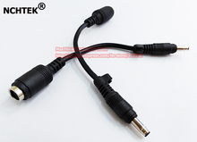 Nchtek-cabo conector de alimentação dc, plug para 7.4x5.0mm, 4.8x1.7mm, plug plug, 10 peças, frete grátis 2024 - compre barato
