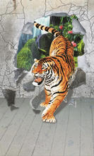 Tiger Printed 3D Oil Paintings on Canvas Walls Art Animals Posters and Prints Pictures for Living Room Home Decorations -74565 2024 - buy cheap
