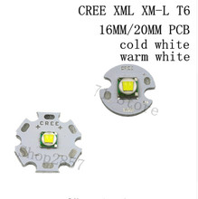 1PCS CREE XML XM-L T6 LED U2 10W WHITE High Power LED chip on  16mm 20mm PCB 2024 - buy cheap