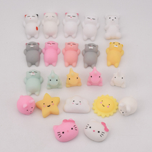 22pcs/Lot Cute Animals Decompression Toy Time Killer Squishy Toy Stress Ball Anti-Stress Toys Pressure Relief Soft 2024 - buy cheap