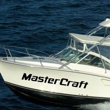 Набор из 2 переводных картинок для декора лодки Mastercraft Виниловые стикеры водонепроницаемые съемные художественные Переводные картинки для украшения корабля Mastercraft 2024 - купить недорого