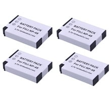 PowerTrust 4Pcs 3.7V 1010mAh NP-48 NP 48 NP48 Rechargeable Li-ion Battery for Fujifilm XQ1 and XQ2 Cameras 2024 - buy cheap