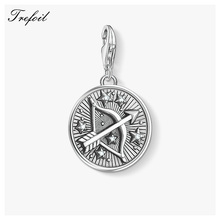 Zodiac Sign Sagittarius Charms Pendant,2019 Fashion Jewelry 925 Sterling Silver Bohemia Gift For Women Men Fit Bracelet Necklace 2024 - buy cheap