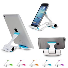 Phone and Tablet Stand, Universal Tablet PC Holder Foldable Adjustable Angle Desk Phone Holder Stand Flexible for iPhone iPad 2024 - buy cheap