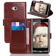 GUCOON Vintage Wallet Case for Uhans U100 4.7inch PU Leather Retro Flip Cover Magnetic Fashion Cases Kickstand Strap 2024 - buy cheap