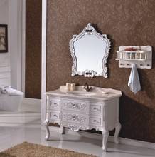 Европейский стиль античный дизайн деревянный шкаф для ванной комнаты 0281-B-8124 2024 - купить недорого
