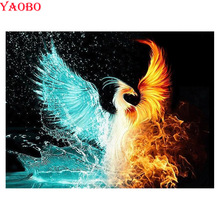 100% Full DIY 5D Diamond Painting Phoenix Birds Cross Stitch Diamond Embroidery Patterns rhinestones Square Diamond Mosaic sale 2024 - buy cheap