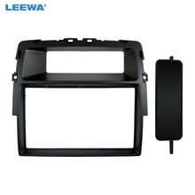 Leewa painel de áudio 2din painel fascia quadro para nissan primastar opel vivaro renault trafic ii estéreo traço guarnição instalação 2024 - compre barato