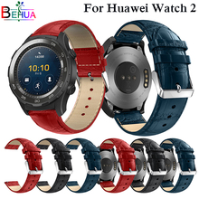 Genuíno Relógio de Couro Faixa de Relógio de Substituição Para Huawei 2 Pulseiras de relógio Pulseira de Banda Pulseira de Relógio Inteligente para Huawei 2 Correa reloj 2024 - compre barato