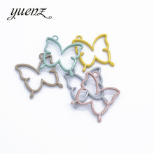 YuenZ 15pcs Candy Colors butterfly Mixed Style Charm Alloy Paint Pendant for Jewelry Making DIY fit Necklace Accessorie W56 2024 - buy cheap