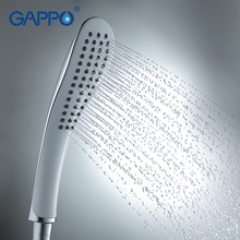 Gappo 1 шт. высококачественные круглые ручные насадки для душа, аксессуары для ванной комнаты, ABS с хромированным покрытием, водосберегающая насадка для душа G01 2024 - купить недорого