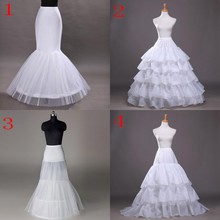 Blanco crinolina de aro boda enagua nupcial vestido de falda de la boda Vestido enagua accesorios de la boda 2024 - compra barato