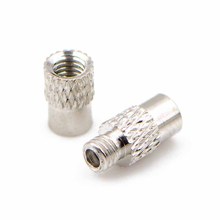 12.5*4.2mm parafuso de cobre fechos colar pulseira descobertas cilindro banhado a prata 2024 - compre barato