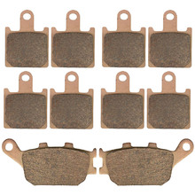 Motorcycle Parts Front & Rear Brake Pads Kit For KAWASAKI Z1000 ABS ZR1000 Z ZR 1000 C7F/C8F/C9F 2007-2009 Copper Based Sintered 2024 - buy cheap