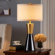 Post-modern Luxtry Black Gold Ceramic American Simple Design Sample Room Living Room Bdroom Decoration Table Lamp Bedside Lamp 2024 - buy cheap