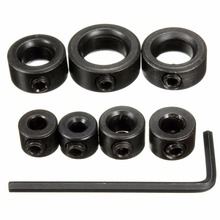 Broca de taladro de 3-12mm, Collar de tope de profundidad, posicionador de anillo de espaciado, localizador, broca de carpintería, llave hexagonal, 7 unids/lote, gran oferta 2024 - compra barato