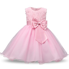 Летние платья с цветами для девочек, бальное платье принцессы, Формальное вечернее платье с блестками, платье-пачка для девочек-подростков, детская одежда на свадьбу 2024 - купить недорого