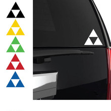 Автомобильная виниловая наклейка Zelda Triforce, наклейки для спальни, наклейки на стену ноутбука, автомобильные виниловые художественные наклейки s T180750 2024 - купить недорого