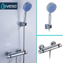 EVERSO 1 Set Thermostatic Mixer Shower Faucets Thermostatic Mixing Valve Bathroom Shower Set Thermostatic Shower Faucet 2024 - buy cheap
