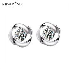 Original Earrings For Women Jewelry Classic Love Stud Earrings For Girl Cubic Zircon Earring Brinco 2024 - buy cheap